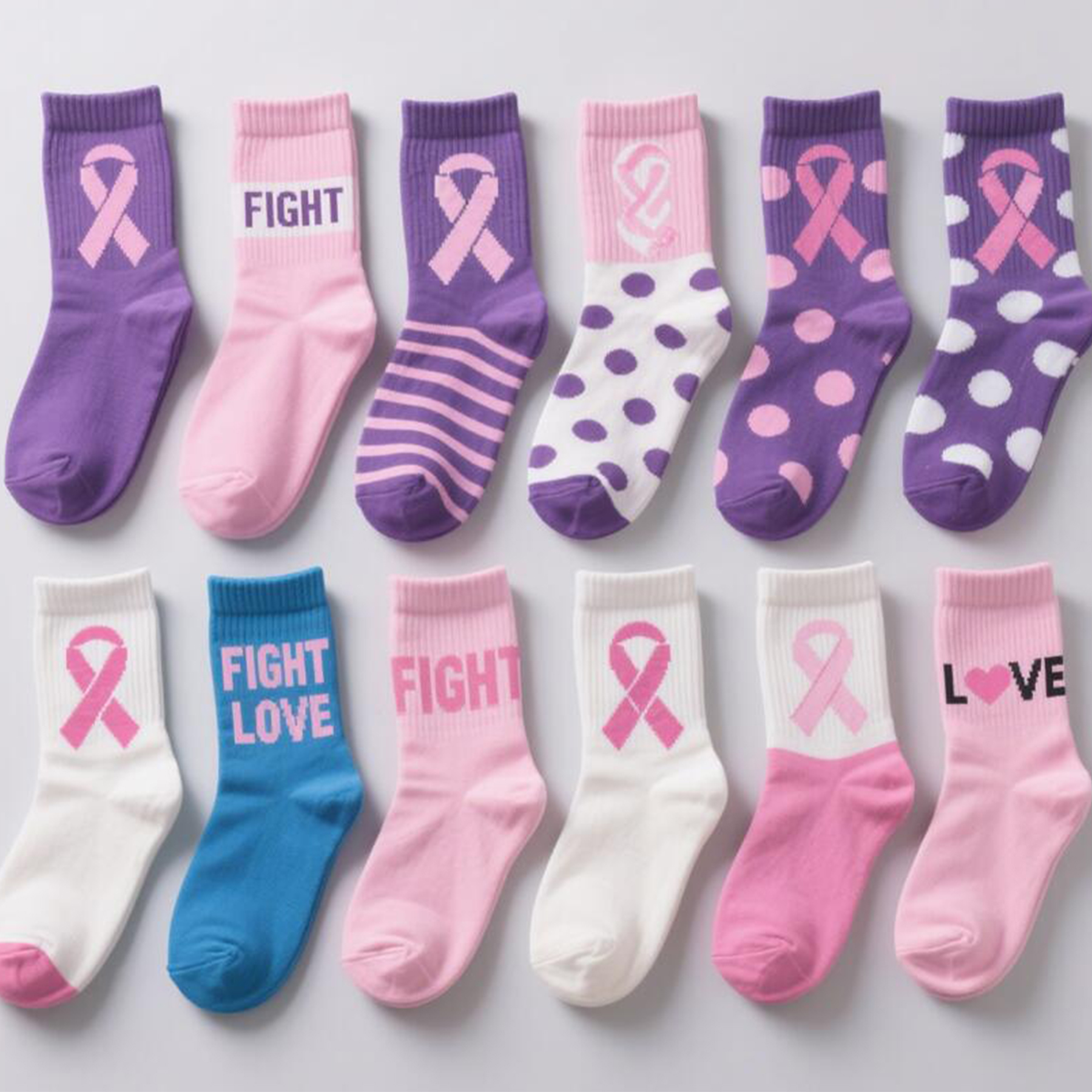 #ADV0103 Full Color Mid Calf Socks